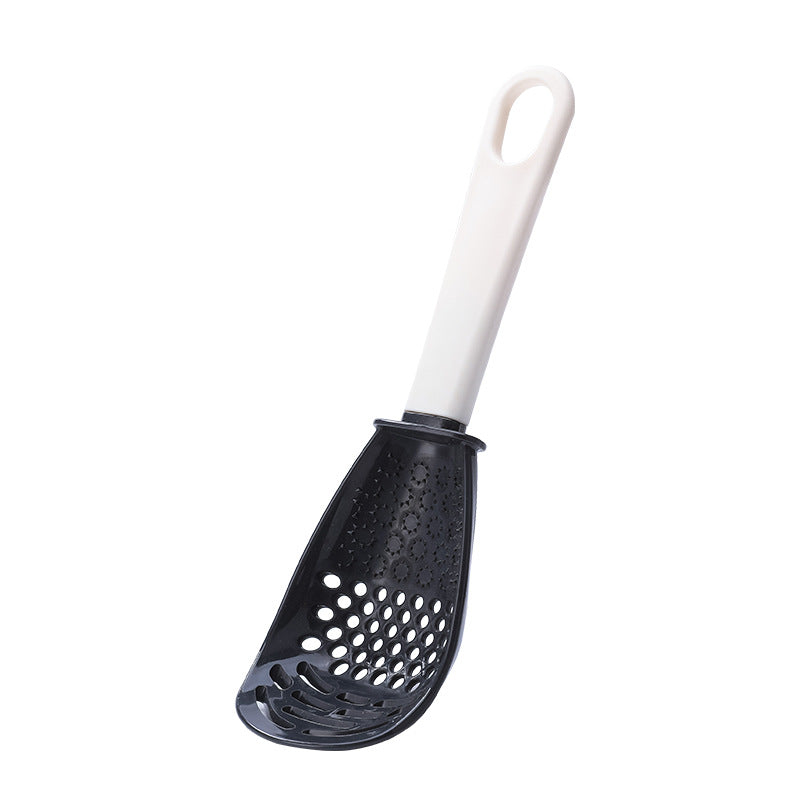 Multifunctional Kitchen Spoon – Garlic Grinder & Potato Masher