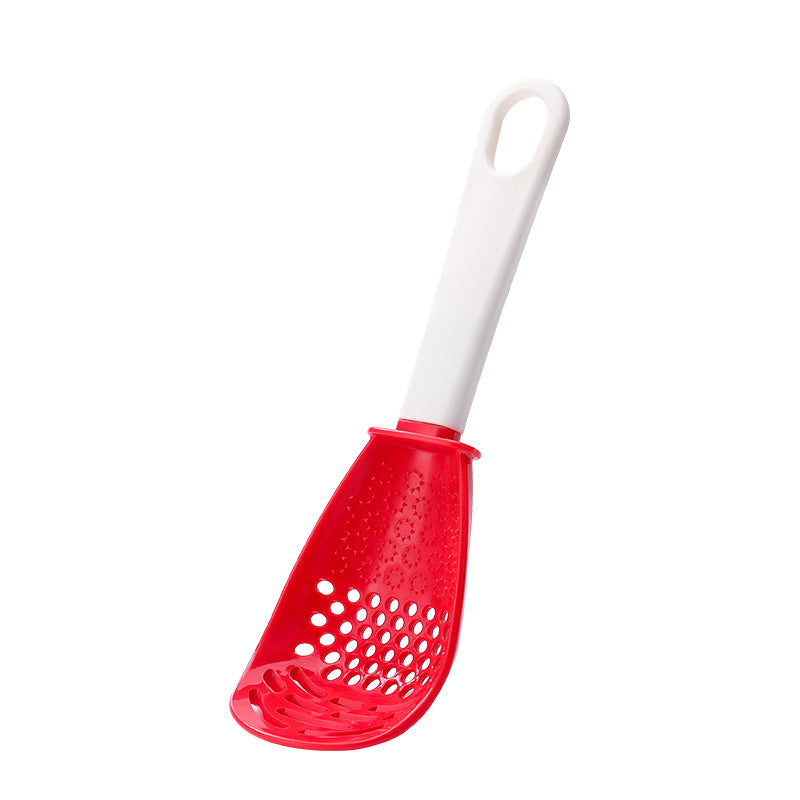 Multifunctional Kitchen Spoon – Garlic Grinder & Potato Masher